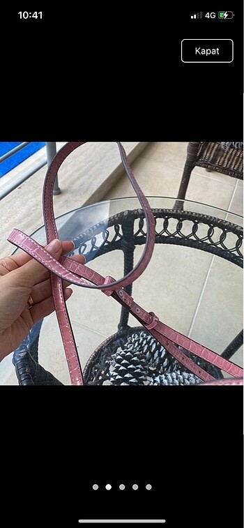 Mango Mango pembe çanta
