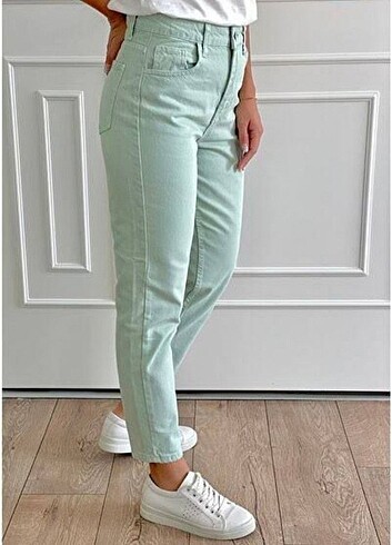 ZARA MOM JEAN KOT PANTOLON 