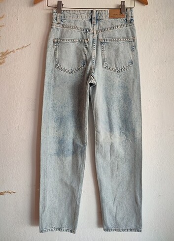 Zara Yırtık wide leg JEAN kot pantolon