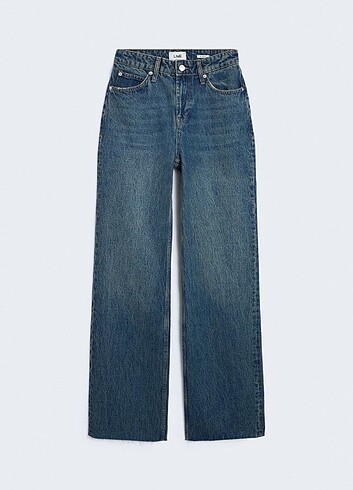 Zara Zara straight JEAN kot pantolon