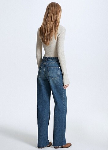 44 Beden Zara straight JEAN kot pantolon
