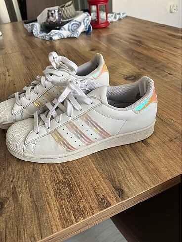 38,5 Beden Adidas süperstar ayakkabı