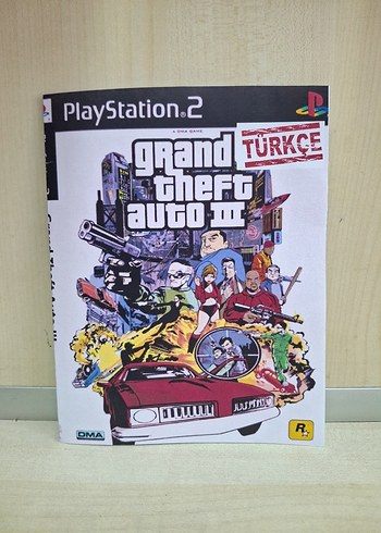 Ps2 oyun Grand Theft Auto III Türkçe Oyun