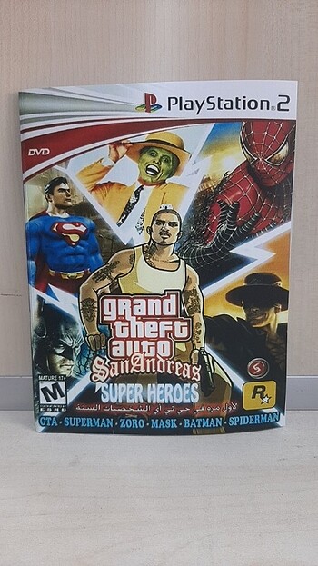 Ps2 oyun Gta super heroes 