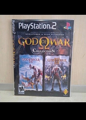 Ps2 oyun God of war 1 ve 2