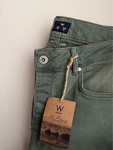 33 Beden haki Renk W Collection erkek pantolon
