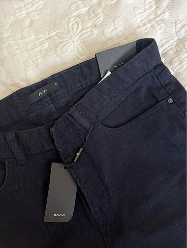 33 Beden lacivert Renk Avva erkek lacivert kot pantalon