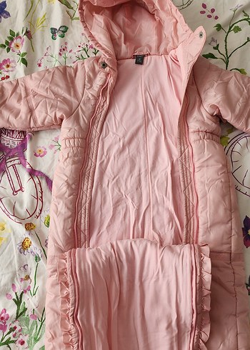 Pembe Kız Bebek Kayak Tulumu - Görsel 5