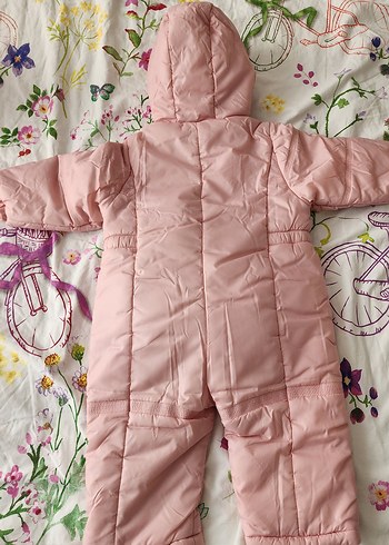Pembe Kız Bebek Kayak Tulumu - Görsel 6
