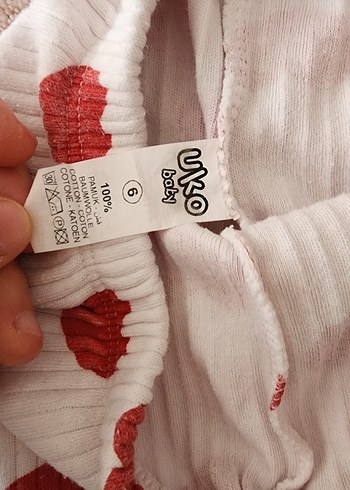 Uzun Kollu, Düğmeli Bebek Kız Takımı - Görsel 3