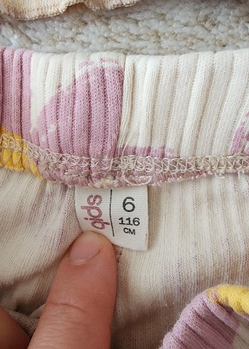 Pembe Çiçekli Bebek Kız Takımı - Görsel 2