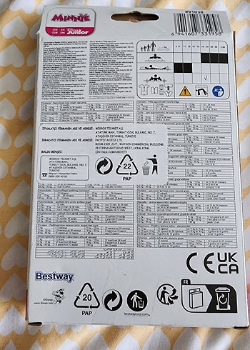 Minnie Mouse Baskılı Pembe Kolluklar - Görsel 5