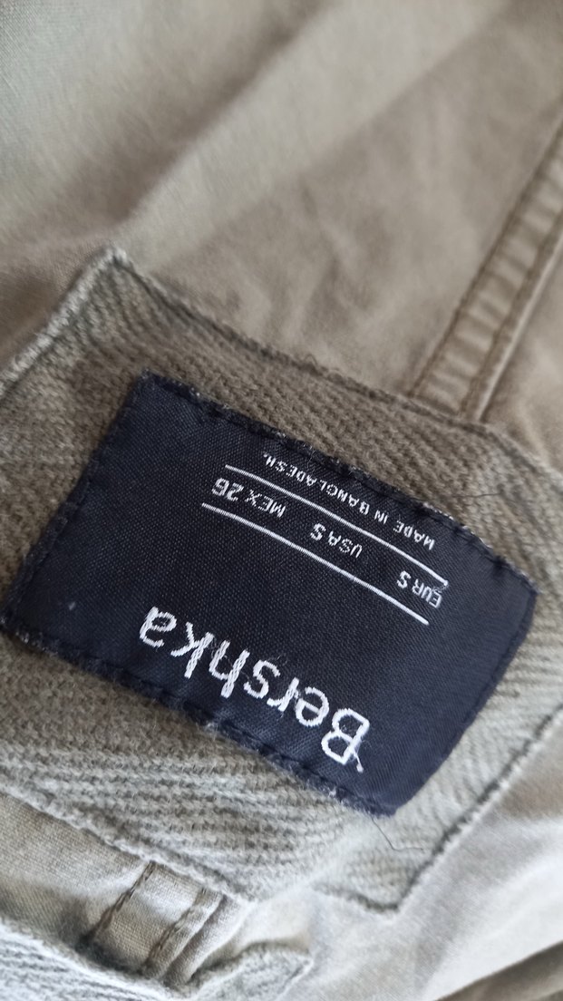 Bershka Kadın Haki Parka Ceket - Görsel 2