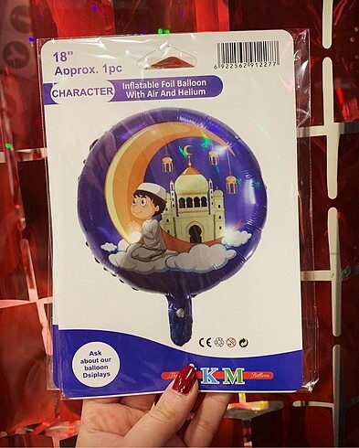 Ramazan temalı Folyo balon