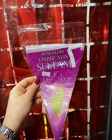 Hoşgeldin 11 ayın sultanı flama