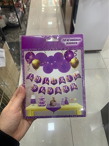 Rapunzel temalı iyiki doğdun yazısı banner
