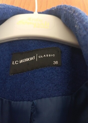 36 Beden lacivert Renk Lc waikiki astarli kışlık kap