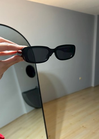 Siyah Minimalist Dikdörtgen gözlük - Görsel 2