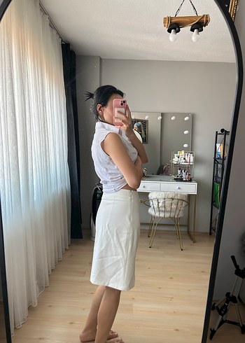 Beyaz Kalem Etek - Görsel 2