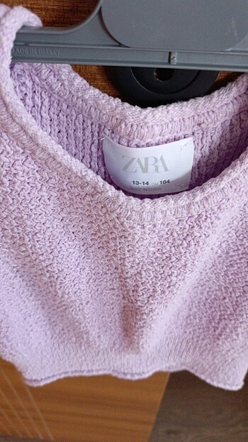 Zara Crop örme görüntülü