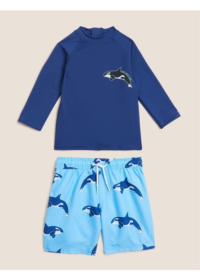 M&S Erkek Çocuk 2?li Mayo Seti - Görsel 3