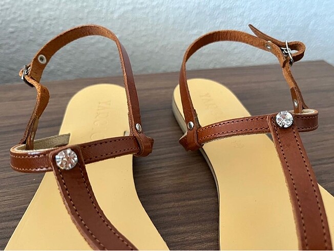 Yargıcı Deri Sandalet - Görsel 3