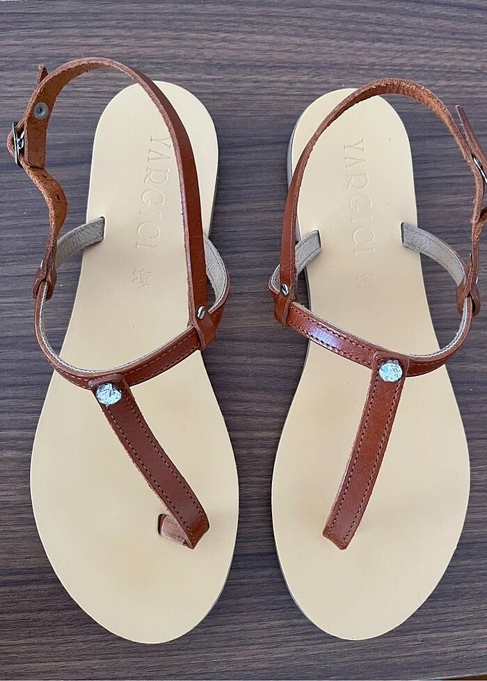 Yargıcı Deri Sandalet - Görsel 2