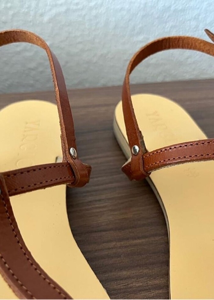 Yargıcı Deri Sandalet - Görsel 3