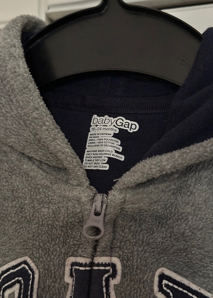 GAP Fermuarlı Sweat - Görsel 3