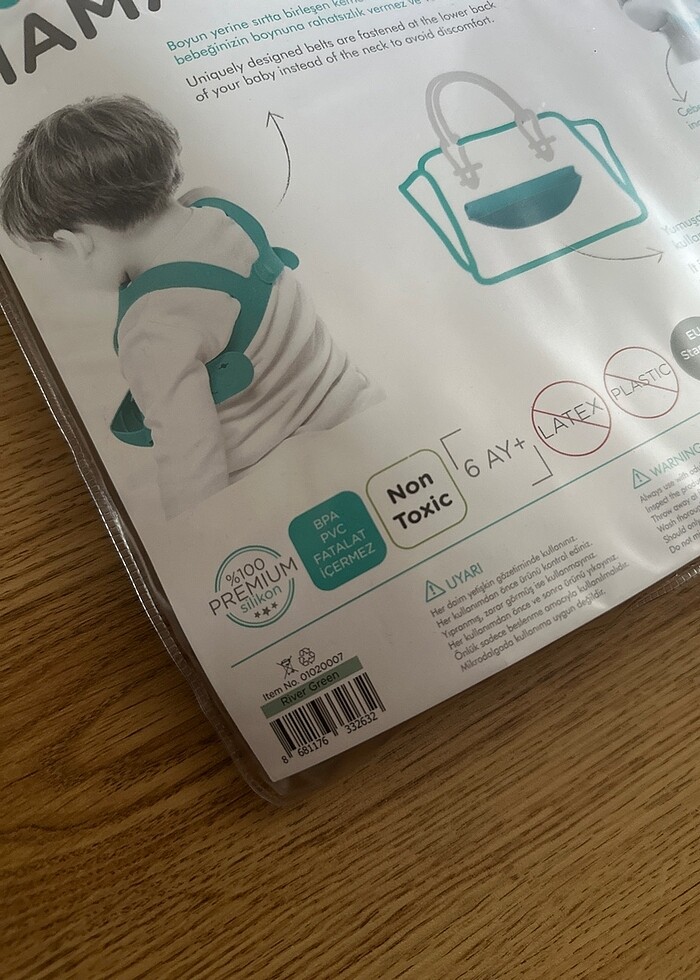 Oioi silikon mama önlüğü - Görsel 3