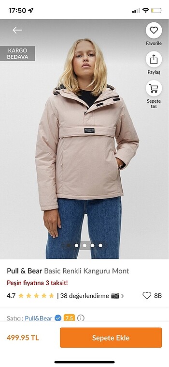 Pull&bear orjinal mont