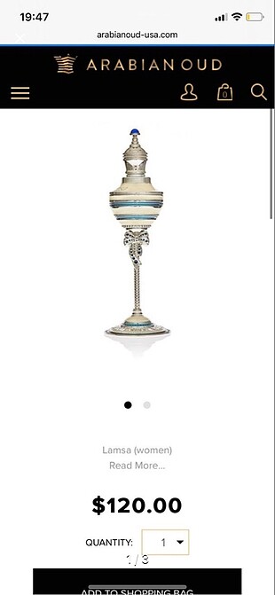Arabian oud parfum