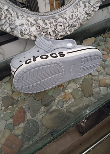 43 Beden gri Renk Gri Crocs Erkek Terlik