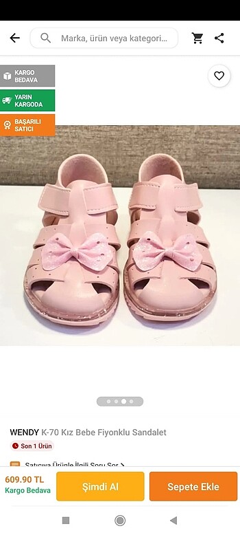 Çocuk sandalet - Görsel 5