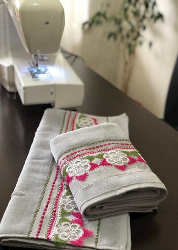 Nakışlı Bohem  Gri Havlu 1 adet fiyatı - Görsel 3