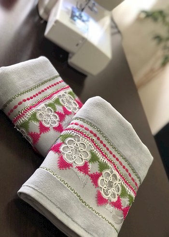 Nakışlı Bohem  Gri Havlu 1 adet fiyatı - Görsel 9