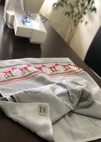 Nakışlı Bohem  Gri Havlu 1 adet fiyatı - Görsel 5