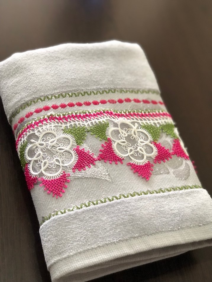 Nakışlı Bohem  Gri Havlu 1 adet fiyatı - Görsel 2