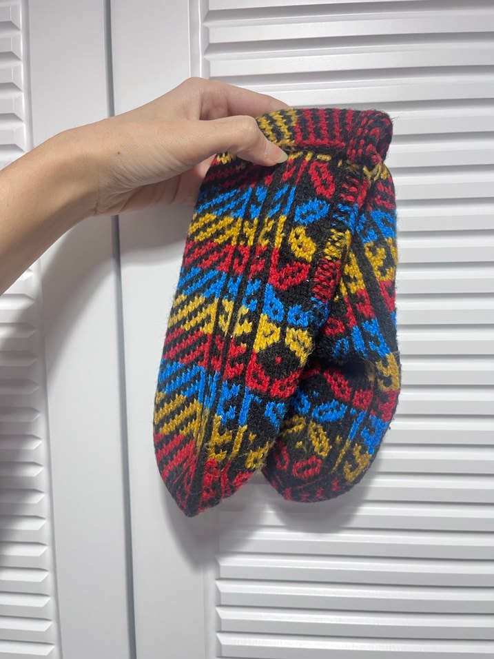 Renkli Batik Desenli Patik - Görsel 3