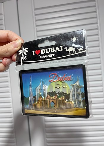 Dubai Temalı Magnet - Deve Rengi - Görsel 2