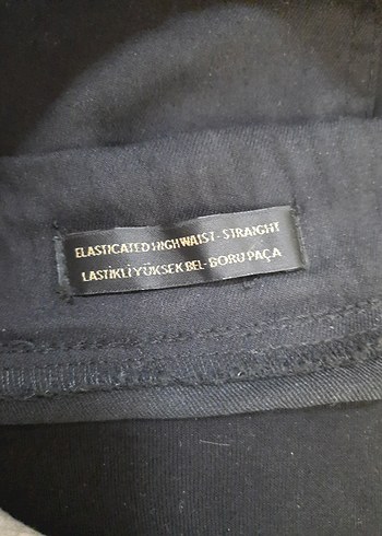 40 Beden Siyah Kadın Streç Kumaş Pantolon