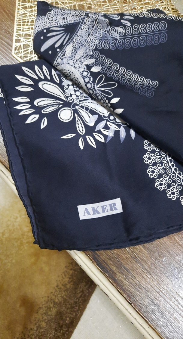 Dantel Detaylı Siyah Bohem Kadın Fular - Görsel 3