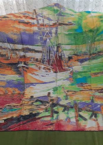 Kadın Çok Renkli Bohem Desenli Şal - Görsel 2