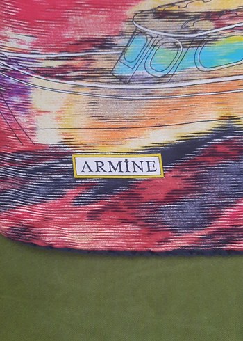 Kadın Çok Renkli Bohem Desenli Şal - Görsel 3