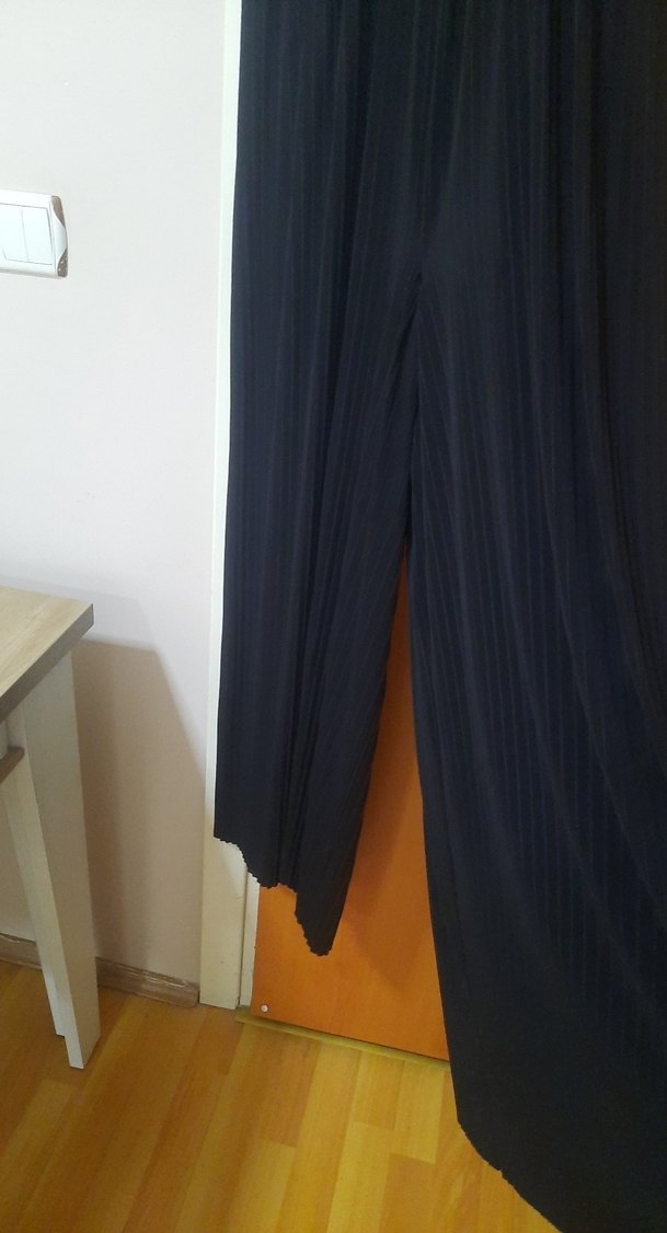 Siyah V Yaka Uzun Kadın tulum - Görsel 2