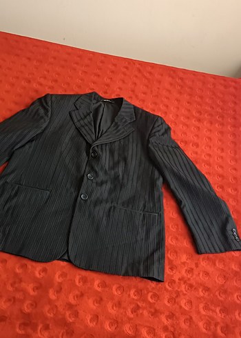 Düğmeli Siyah Erkek kumaş ceket - Görsel 3