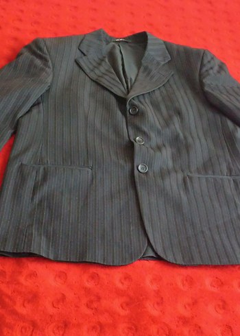 Düğmeli Siyah Erkek kumaş ceket - Görsel 4