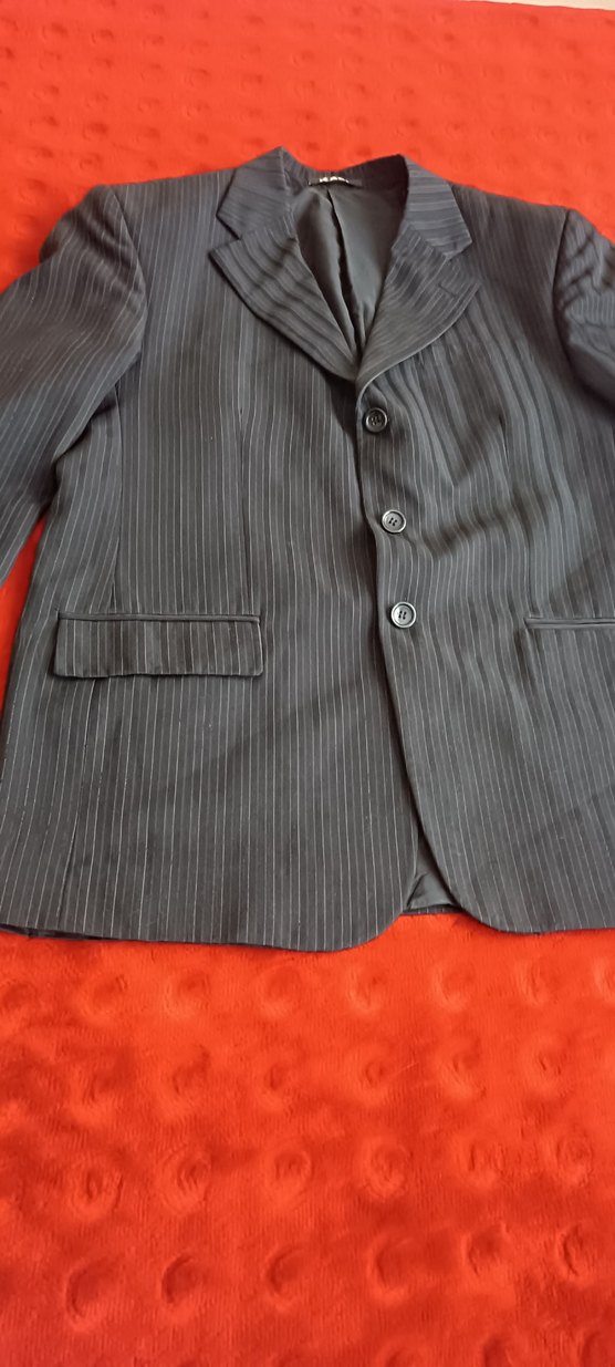 Düğmeli Siyah Erkek kumaş ceket - Görsel 5