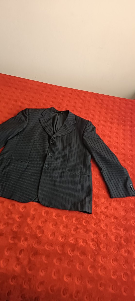 Düğmeli Siyah Erkek kumaş ceket - Görsel 3