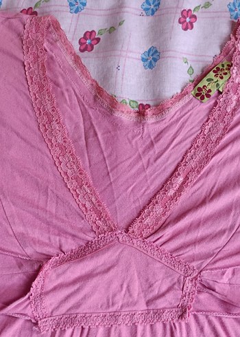 Miss Poem Pembe V Yakalı ipek penye tunik